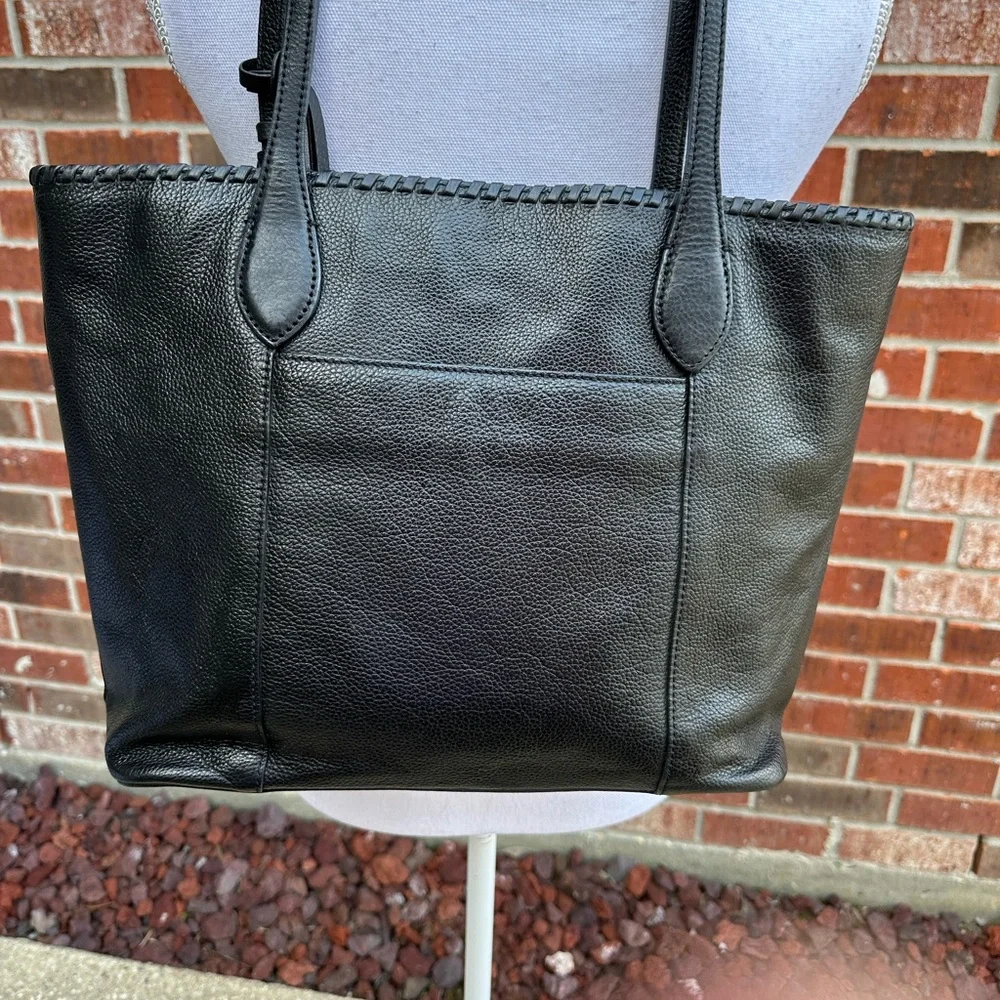 Brighton Gabriella Medallion Leather Tote in Black - Picture 3 of 16
